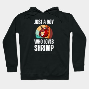 Just A Boy Who Loves Shrimp-Shrimp Lover Hoodie